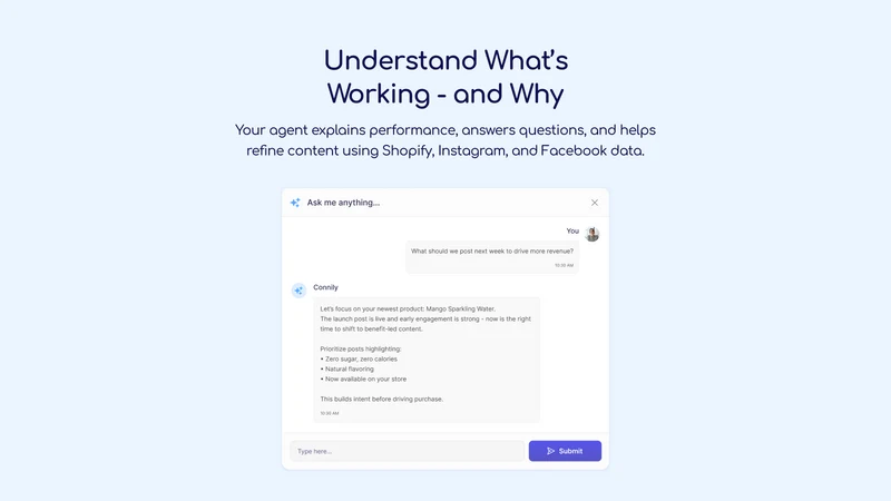 Connily Social Media Agent