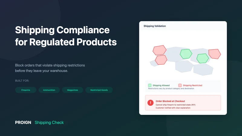 Compliance Shipping Check