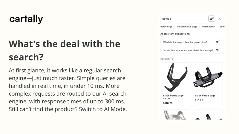 Cartally ‑ search & AI mode