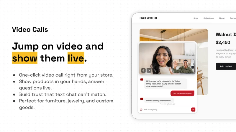 Buzzer ‑ AI Live Chat