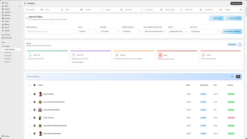 Buuulkify: Product Manager