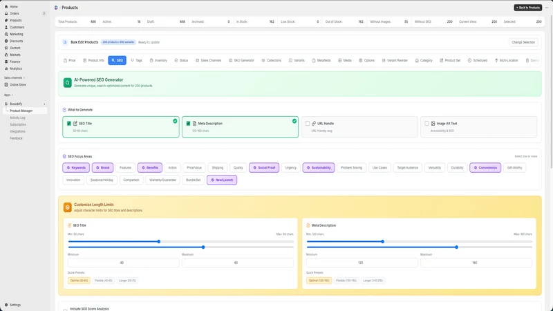 Buuulkify: Product Manager