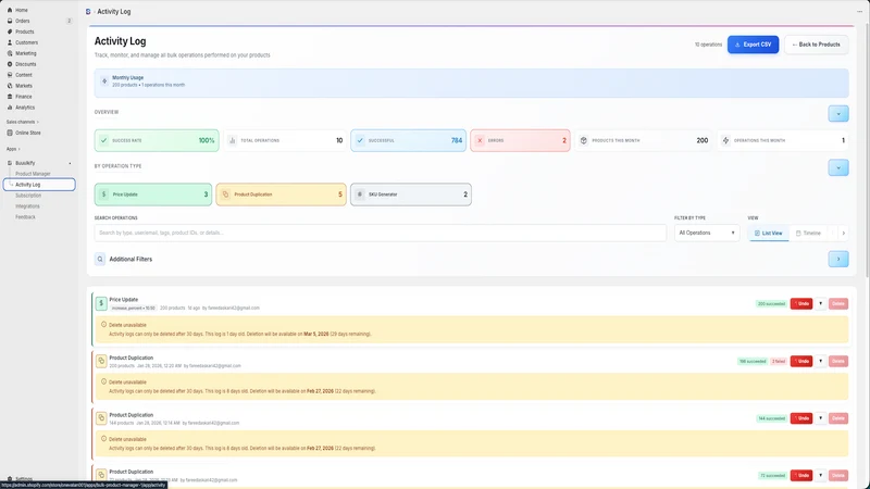 Buuulkify: Product Manager