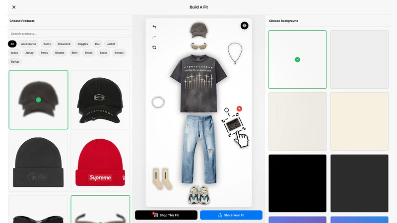 Build‑A‑Fit: Shoppable Outfits