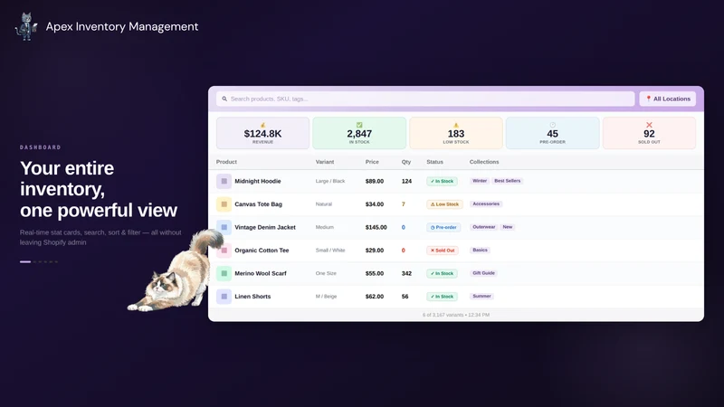 Apex Inventory Management