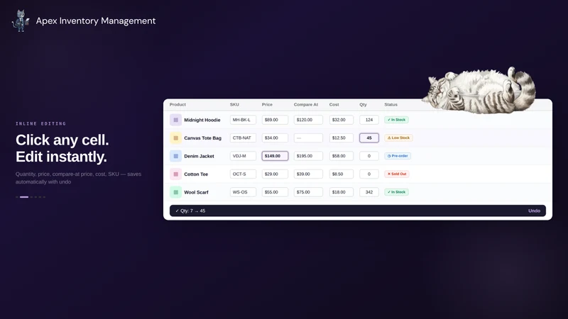 Apex Inventory Management