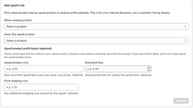 Amplisio Profit Upsell