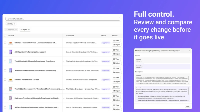 AIBulk: Create & Edit Products