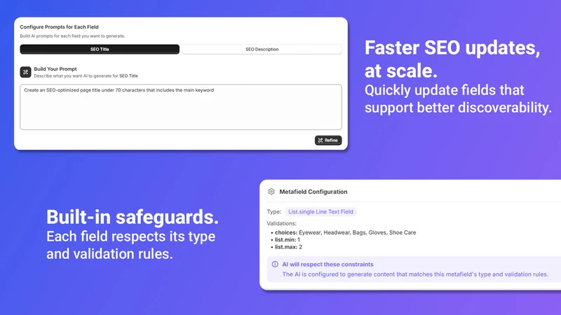 AIBulk: Create & Edit Products