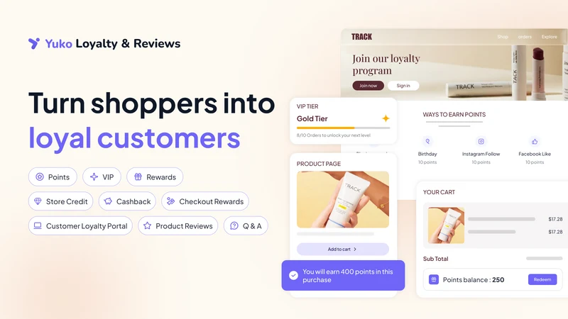 Yuko Loyalty Rewards & Points