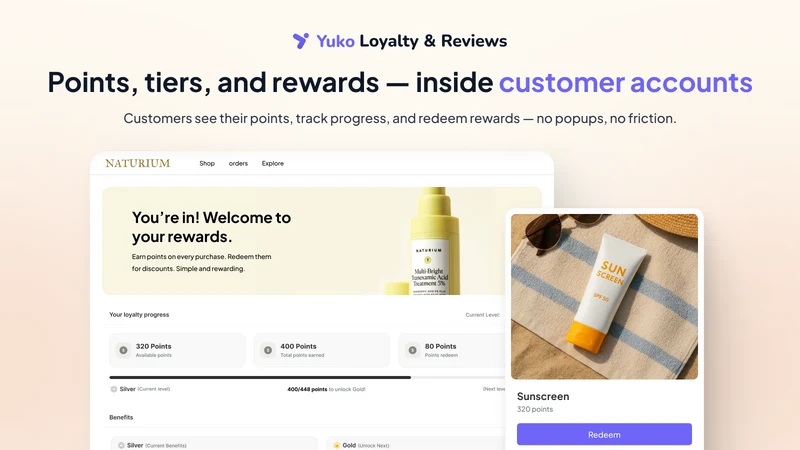 Yuko Loyalty Rewards & Points