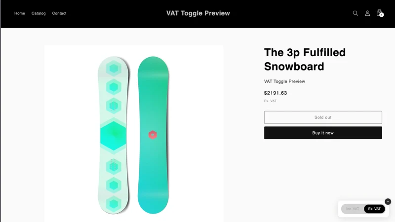 PriceSwitch B2B VAT Toggle