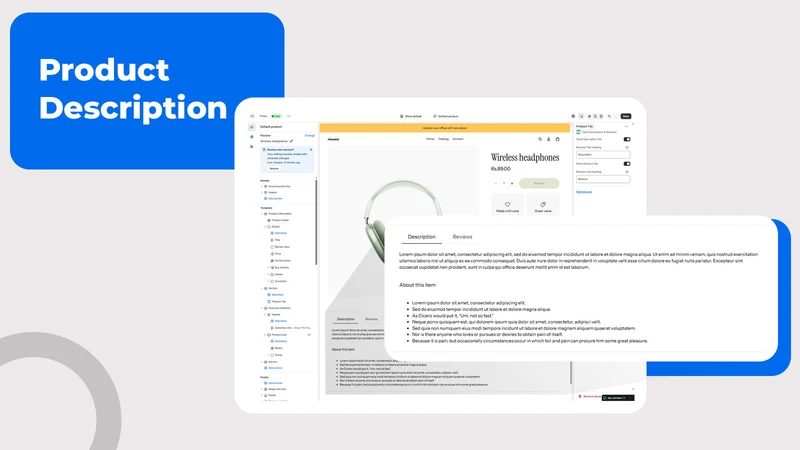 Tabs Description & Reviews