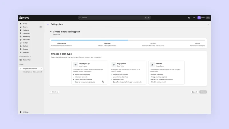 Stripe Subscriptions