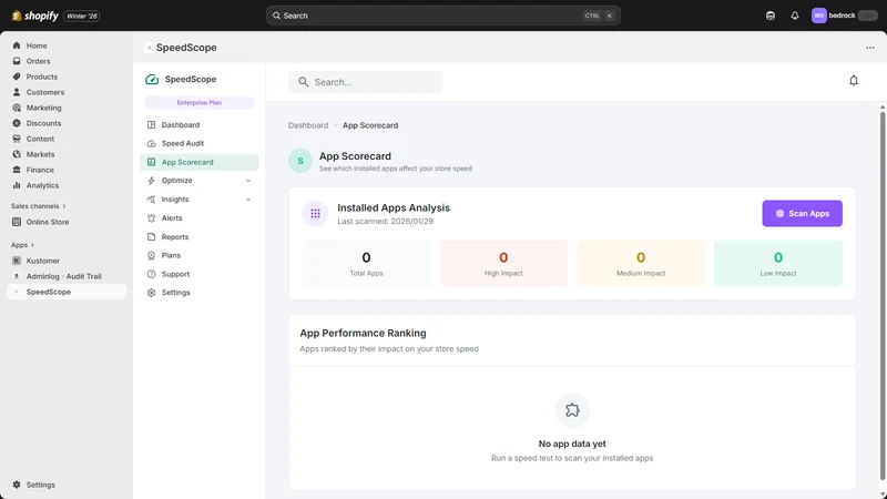 Speedscope ‑ Speed Optimizer