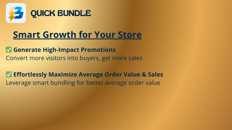 Quick Bundles ‑ Quantity Break