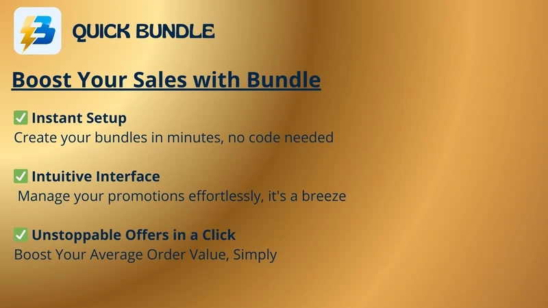 Quick Bundles ‑ Quantity Break