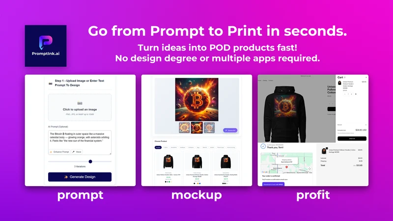 PromptInk AI: Print On Demand