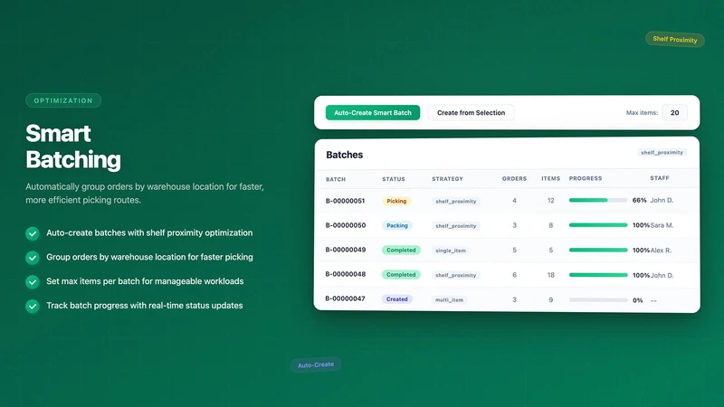 PickPilot – Pick List