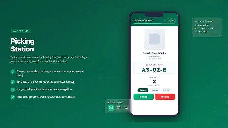 PickPilot – Pick List