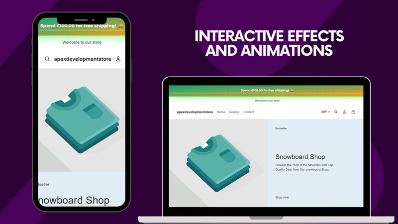 Optimised Free Shipping Bar