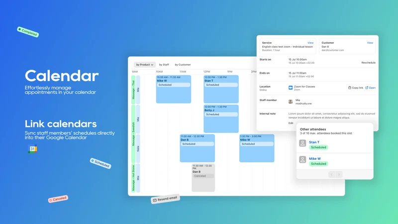 Opencals: Appointment Booking