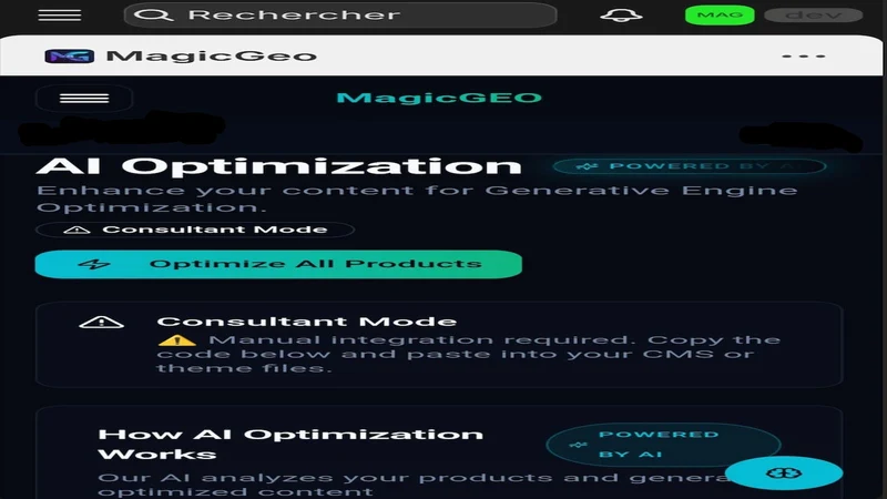 MagicGEO AI SEO & GEO Engine