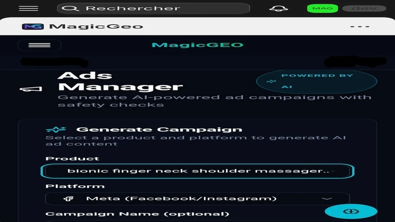 MagicGEO AI SEO & GEO Engine