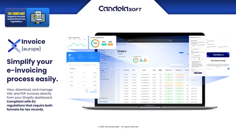 XML Invoice Europe CandelaSoft