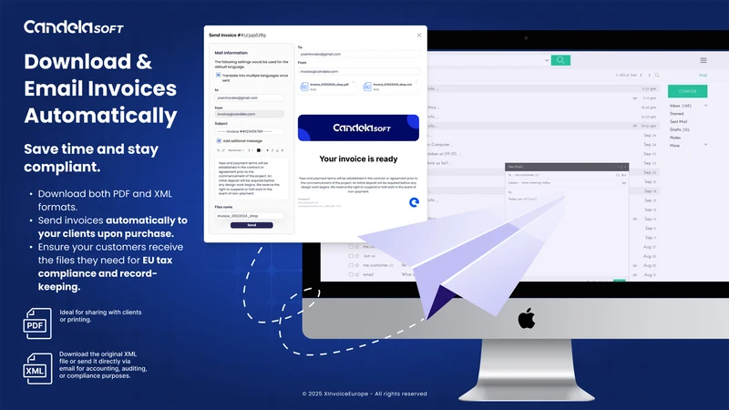 XML Invoice Europe CandelaSoft