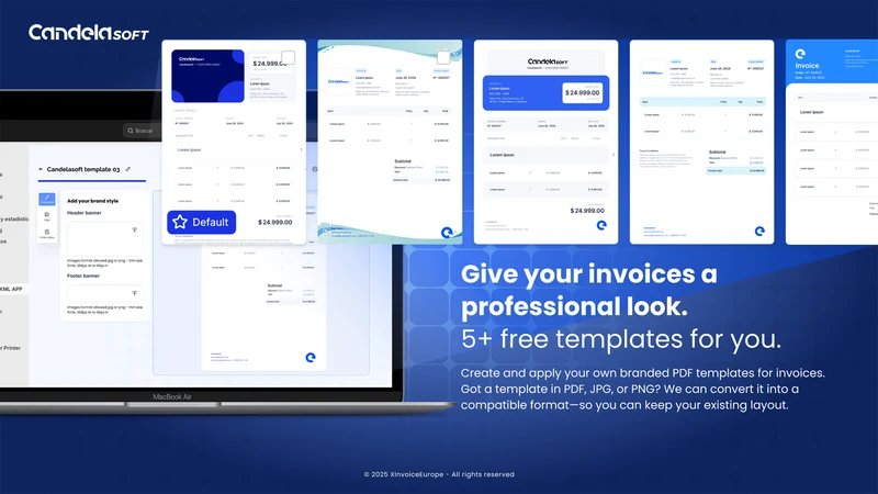 XML Invoice Europe CandelaSoft