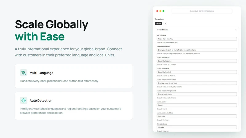 Easy Google Maps Store Locator