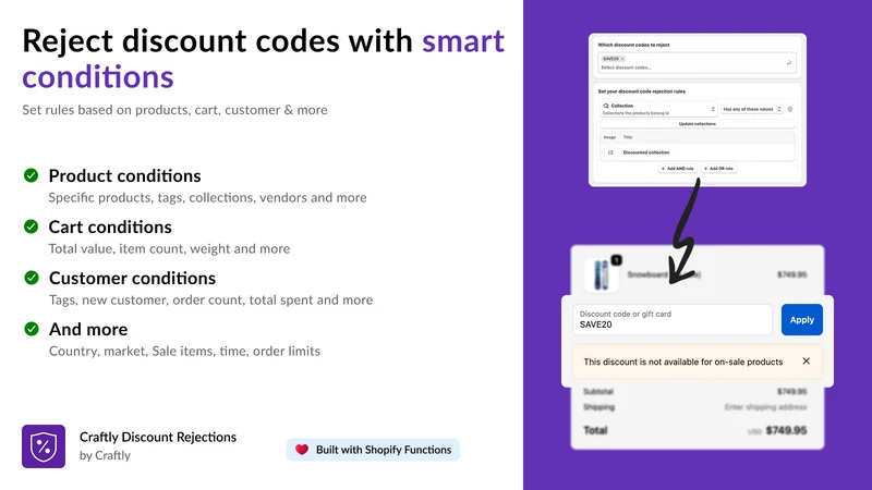 Guard: Block & Limit Discounts