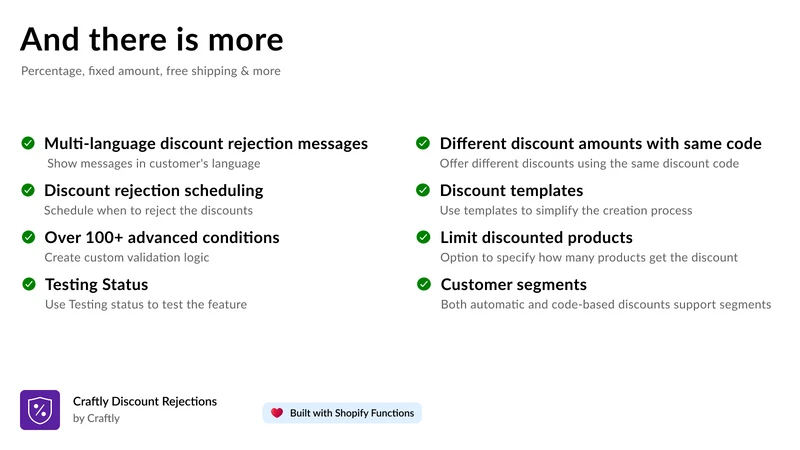 Guard: Block & Limit Discounts