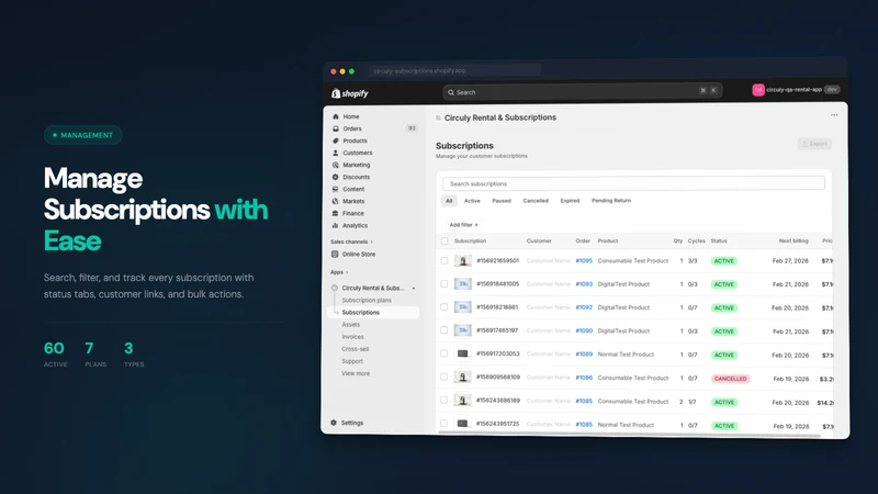 circuly Rental & Subscriptions