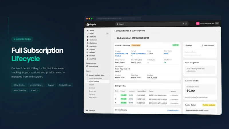 circuly Rental & Subscriptions