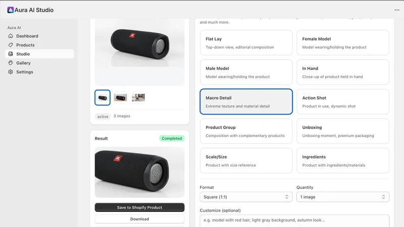 Aura AI Studio