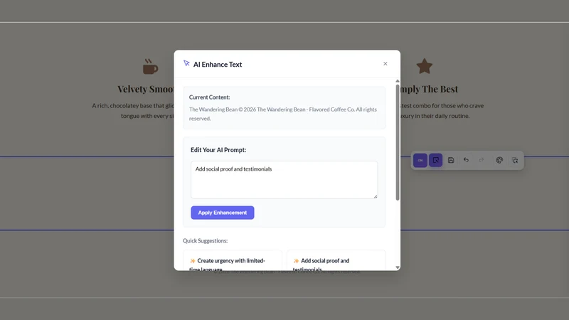 AI Page Builder