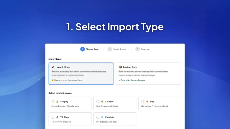 Store Launch: AI Store Builder