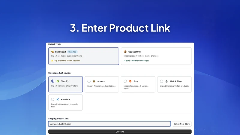 Store Launch: AI Store Builder
