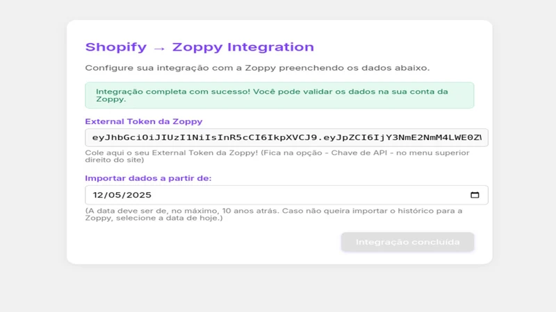 Zoppy Integração Oficial