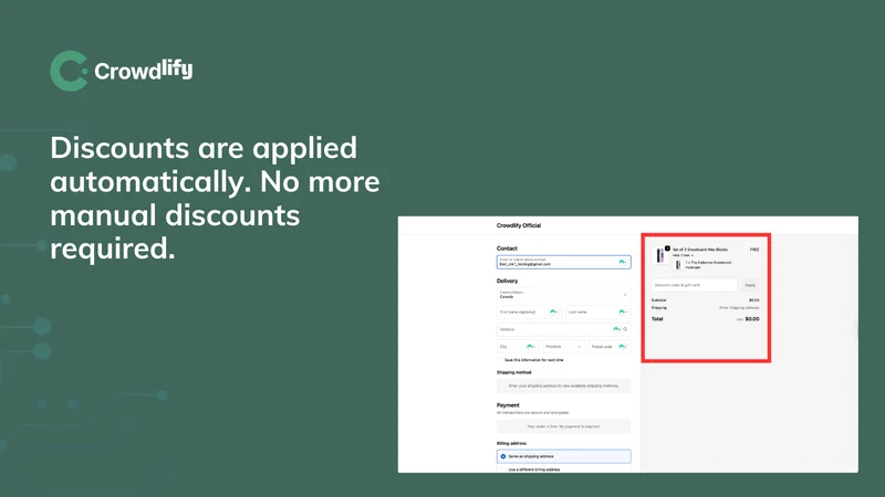 Crowdlify: Pledge Manager