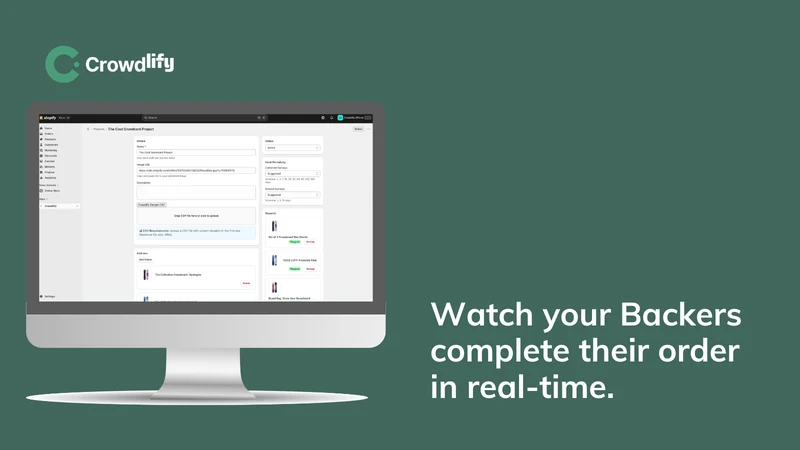 Crowdlify: Pledge Manager
