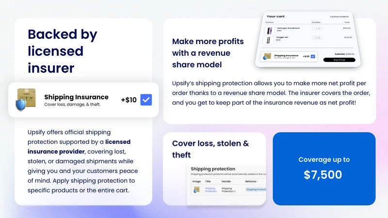 Upsify: Shipping Insurance