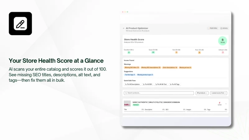 BulkIQ ‑ AI Product Editor