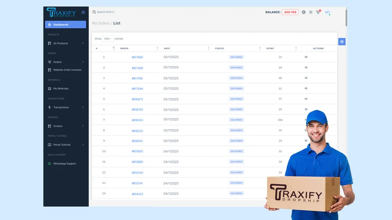 Traxify Dropshipper
