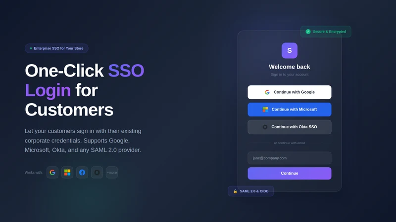 SecurePie Single Sign On‑SSO
