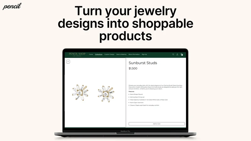 Pencil: Custom jewelry apps