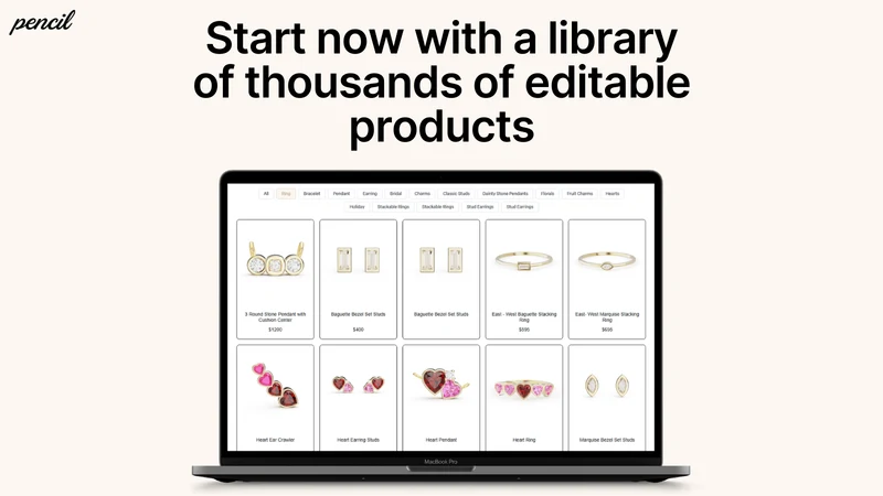 Pencil: Custom jewelry apps