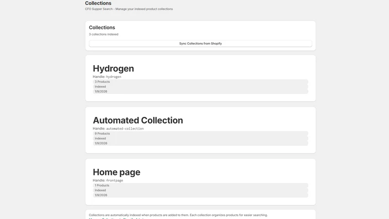 CFO Search & Store Health